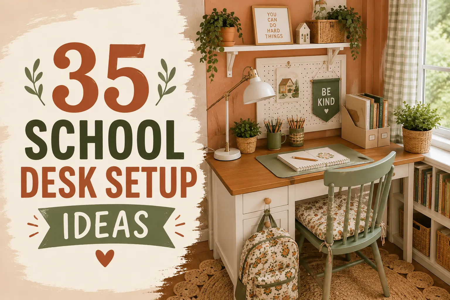 35 school desk setup ideas for every space, age, and budget