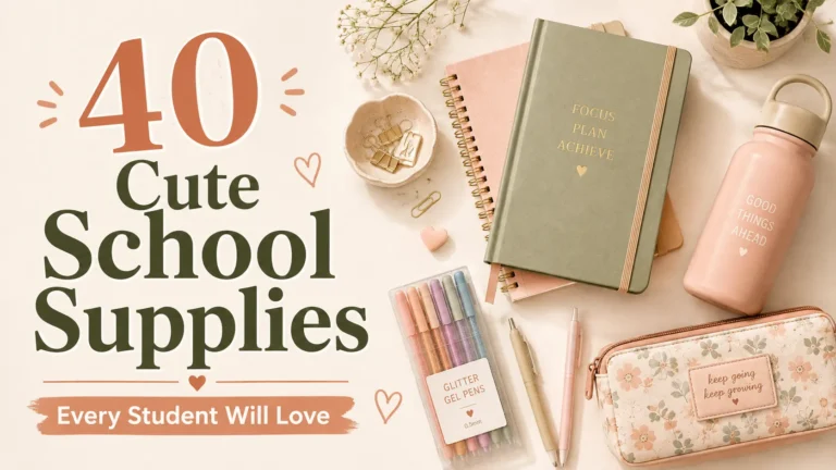 Cute school supplies for every style and budget