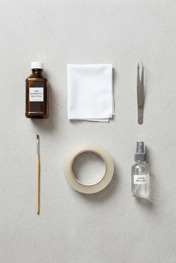 Basic supply kit for DIY phone case decorating