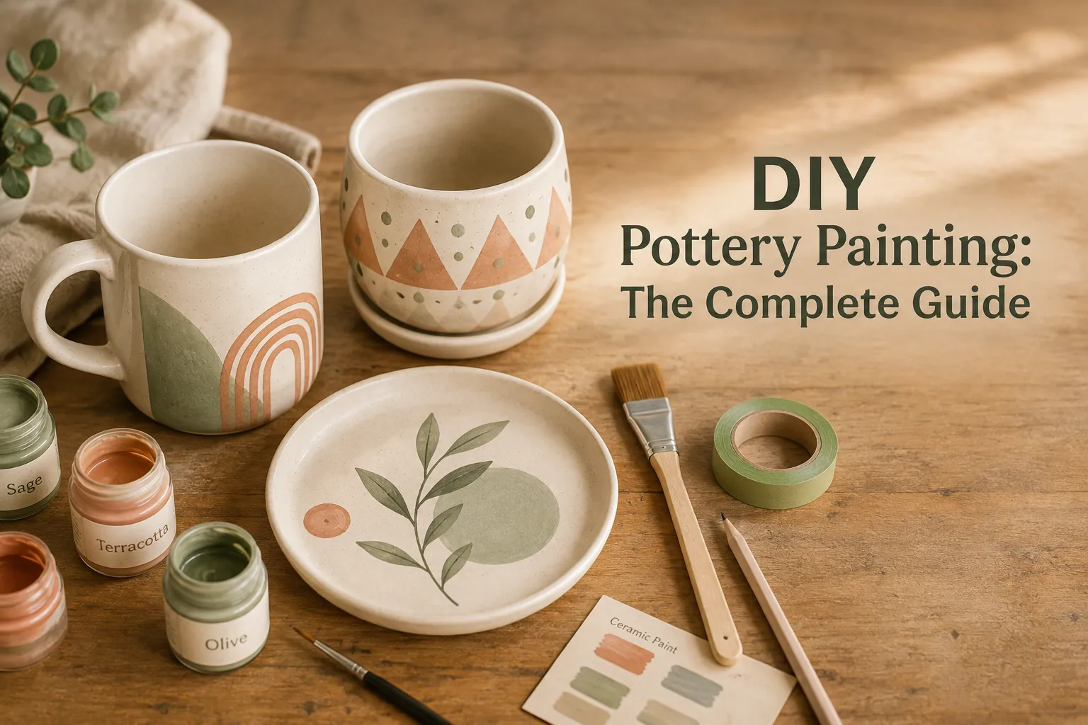DIY Pottery Painting