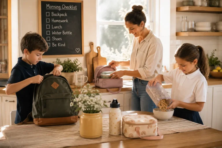 School morning routine ideas for a calm, stress-free start