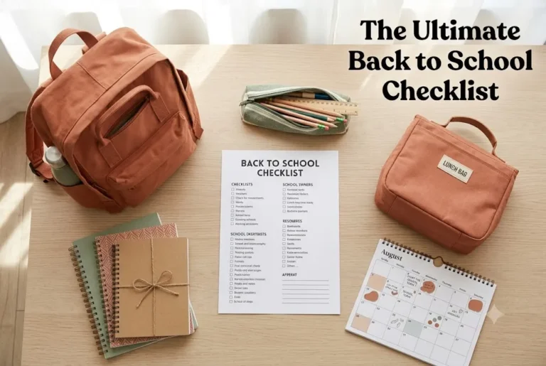 The ultimate back to school checklist for a stress-free start