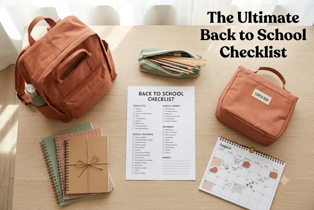 The ultimate back to school checklist for a stress-free start